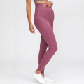 Calças elásticas de cintura alta leggings de ioga macia para mulher grávida